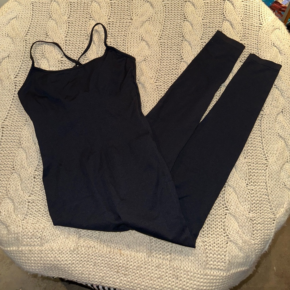 Cotton On Body Black Spaghetti Strap Jumpsuit